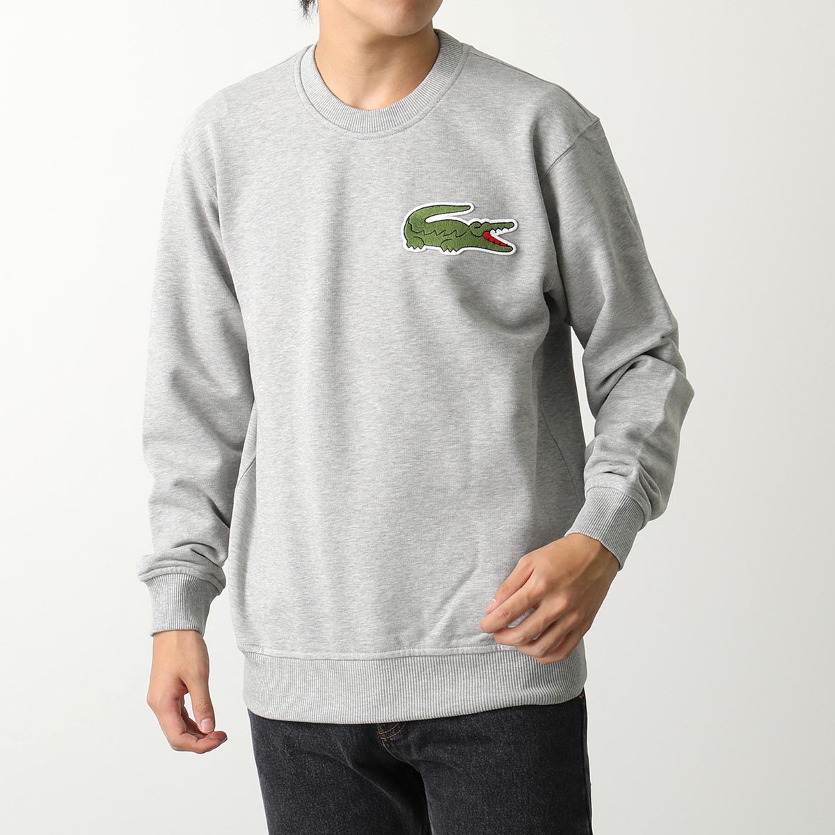 COMME des GARCONS × LACOSTE コムデギャルソン ラコステ コラボ トレーナー FL T005 W23 メンズ スウェット  長袖 クルーネック カラー2色