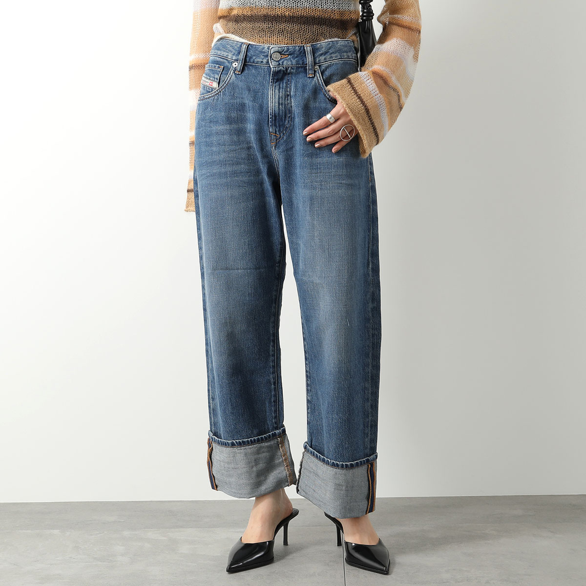 美品✨DIESEL/ディーゼル【M】デニムパンツ/ジーンズ ストレート DIESEL（ディーゼル） ジーンズ1999 D-Reggy A03621 068FG レディース