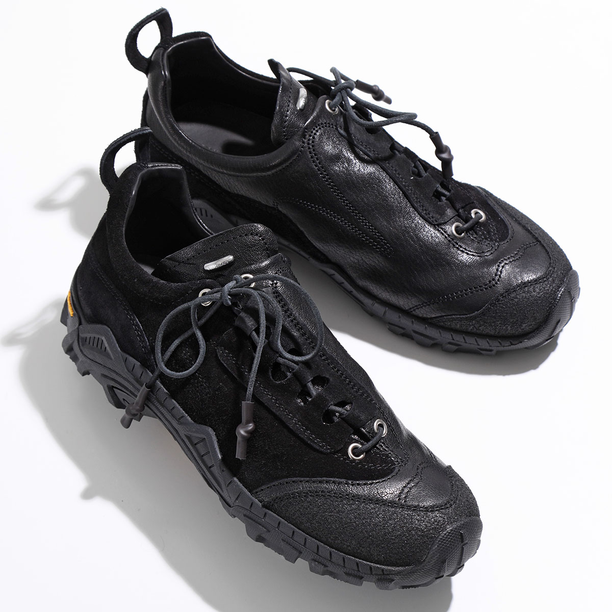 OUR LEGACY アワーレガシー スニーカー GABE ゲイブ A4237GSB メンズ レザー×スウェード ローカット レースアップシューズ  vibramソール 靴 STEALTH-BLACK