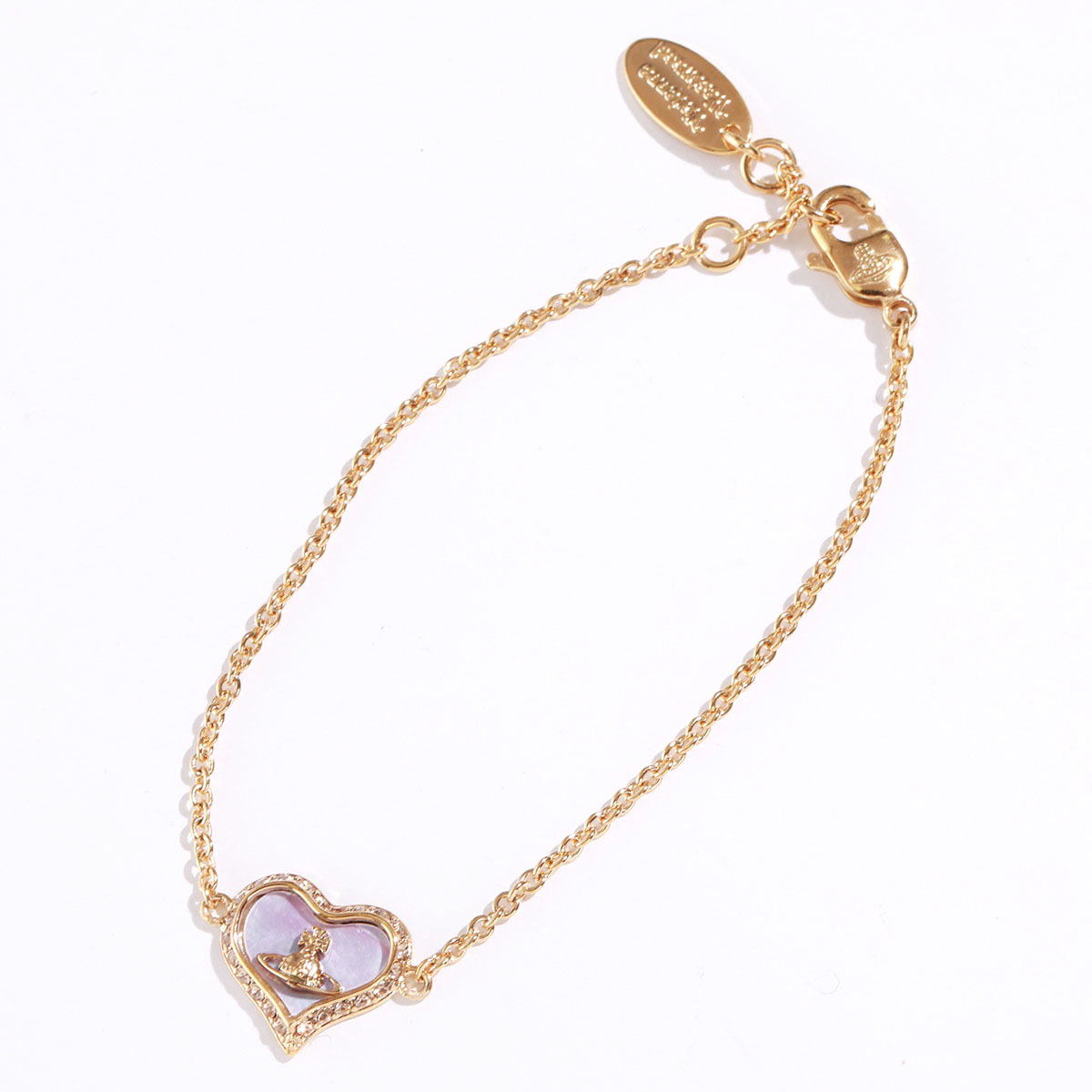 Vivienne Westwood ブレスレット 赤　ハート オーブ Vivienne Westwood ブレスレット 赤 ハート オーブ Vivienne