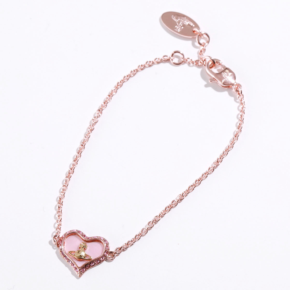 Vivienne Westwood ブレスレット 赤　ハート オーブ Vivienne Westwood - Vivienne Westwood ヴィヴィアン オーブ