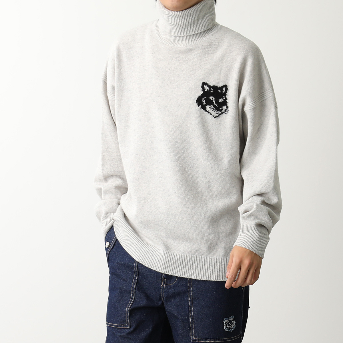 MAISON KITSUNÉ セーター 楽天市場】メゾンキツネ セーター メンズ フォックスヘッド