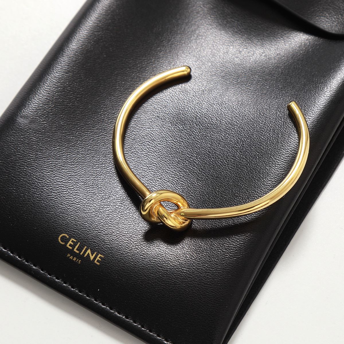 CELINE - 激レア☆CELINE セリーヌ ノットバングル ゴールドの
