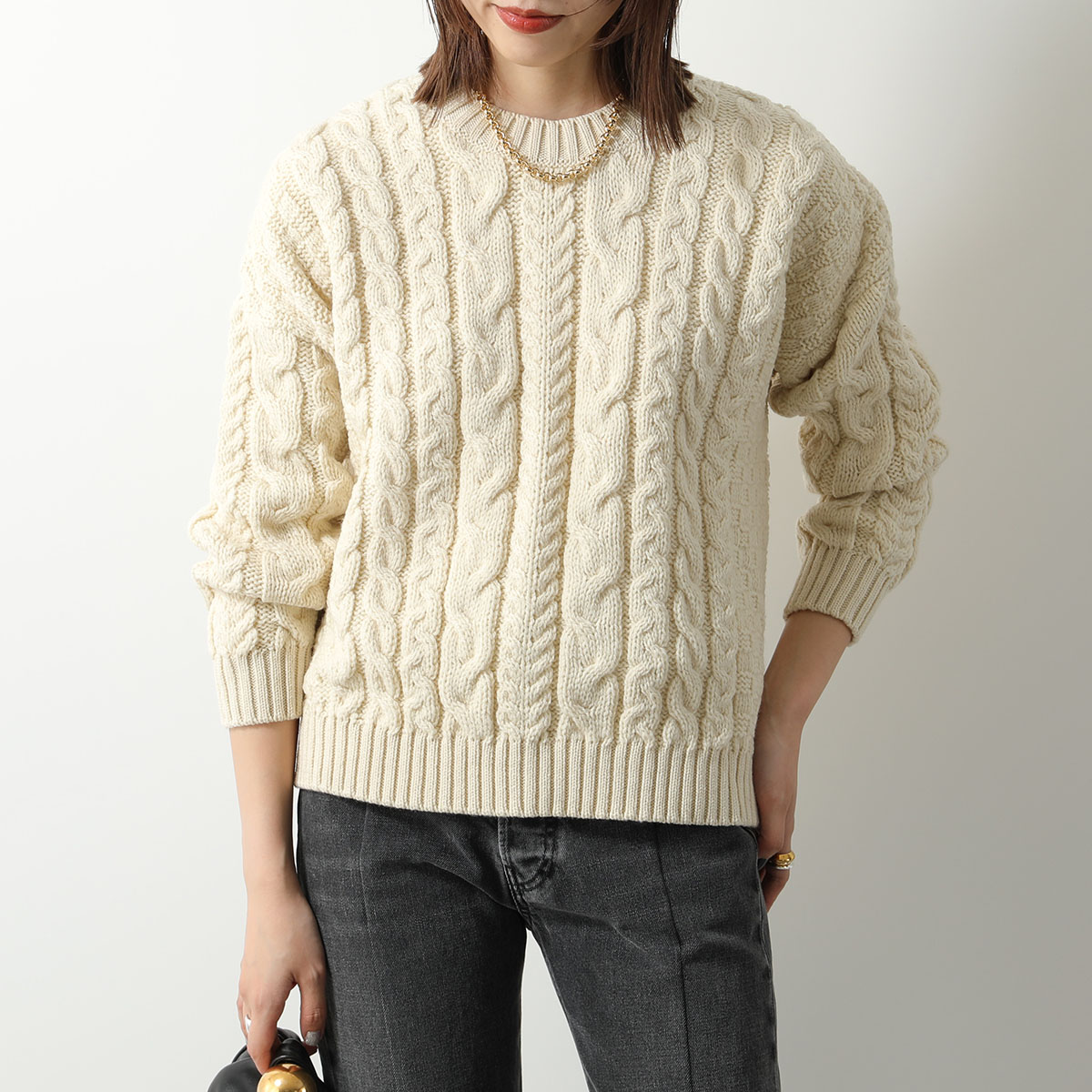 ニット セーター Oldderby Knitwear ケーブルニット JM1006 レディース Oldderby Knitwear ニット セーター ケーブルニット JM1006