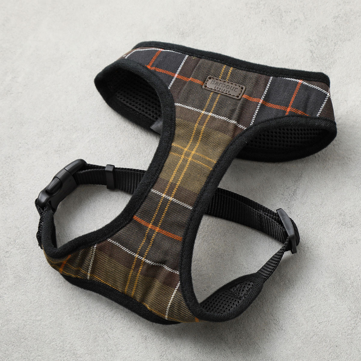 Barbour バブアー ドッグハーネス TARTAN DOG HARNESS DAC0010 ペット タータンチェック ブランドバッジ ロゴ