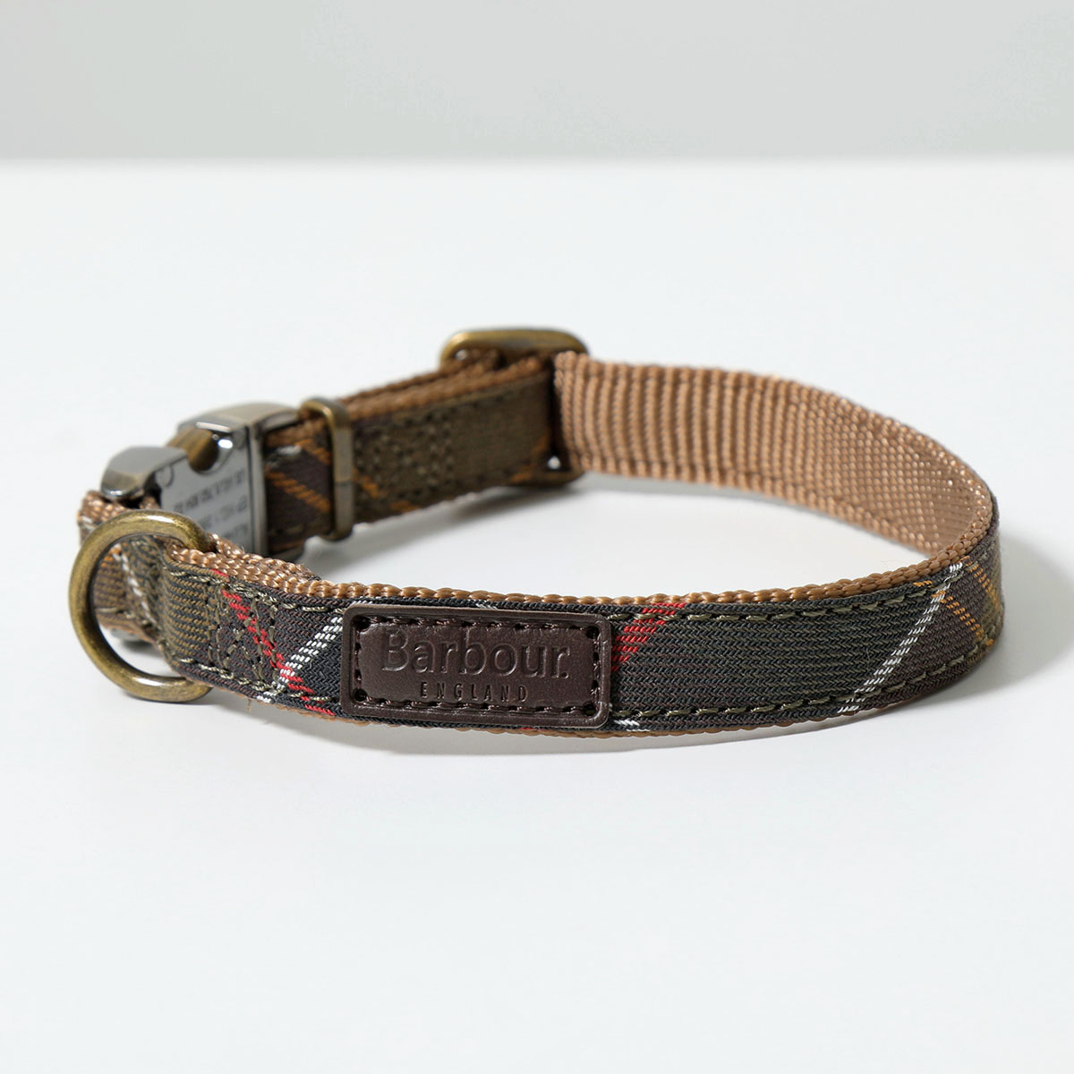 Barbour バブアー ドッグカラー DAC0005 TARTAN/WEBBING DOG COLLAR ペット 首輪 タータンチェック  ロゴ TN11/Classic-Tartan【返品交換不可】｜s-musee｜02