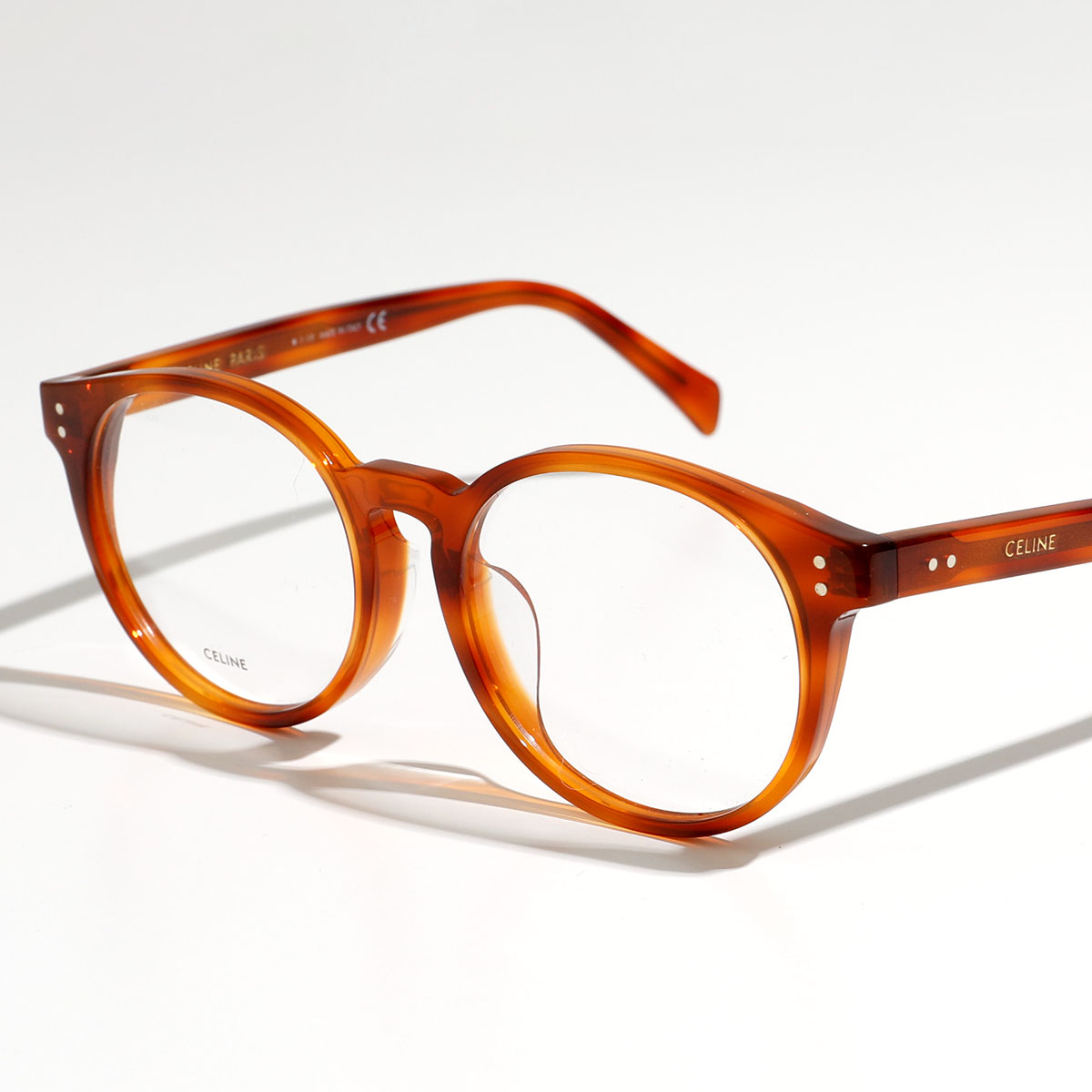 【期間限定均一価格】CELINE セリーヌ メガネ CL50031F レディース ラウンド型 めがね 眼鏡 ロゴ アイウェア 053