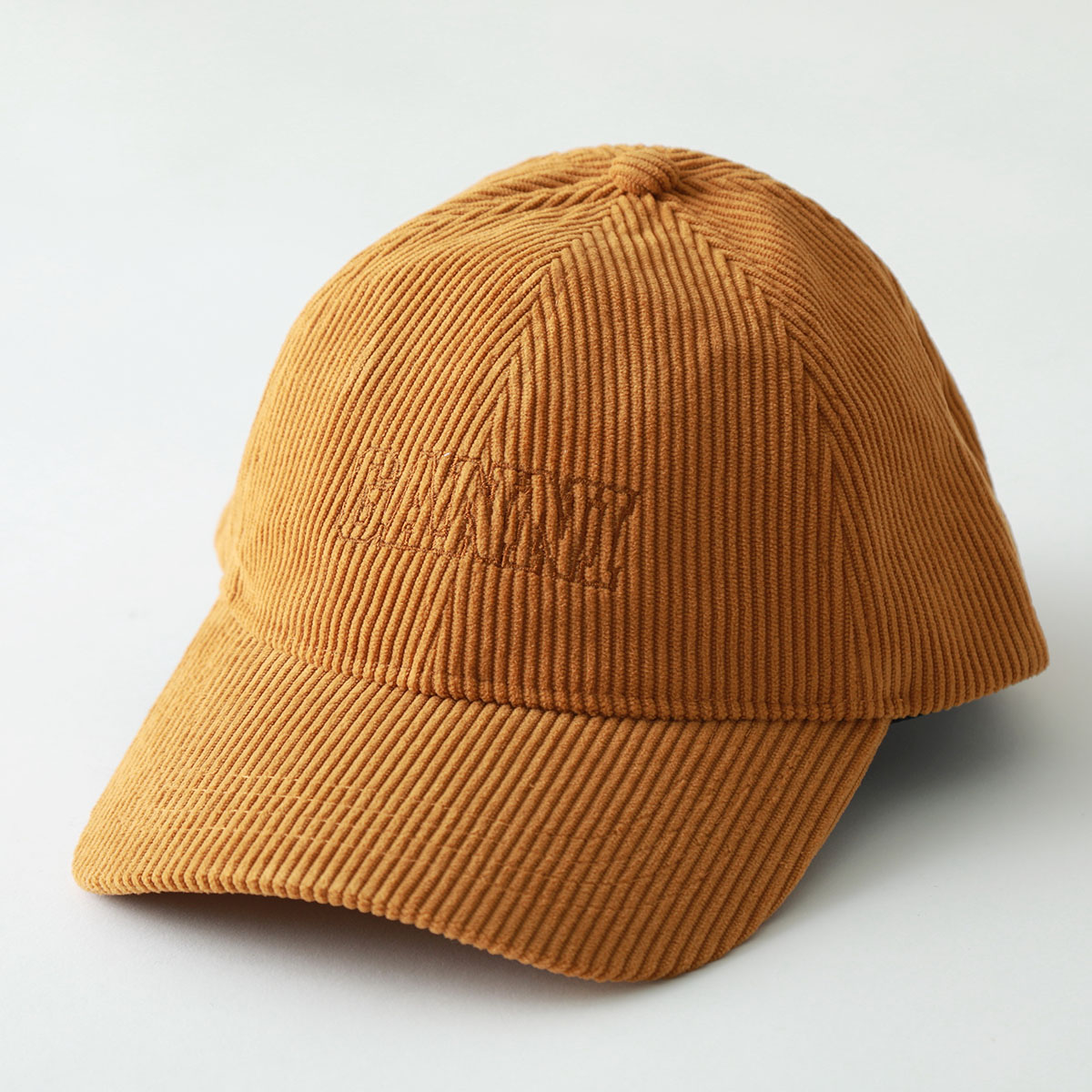 GANNI ガニー ベースボールキャップ Corduroy Cap Hat コーデュロイ ハット A5272 A5274 5890 レディース  ロゴ刺繍 帽子 カラー2色