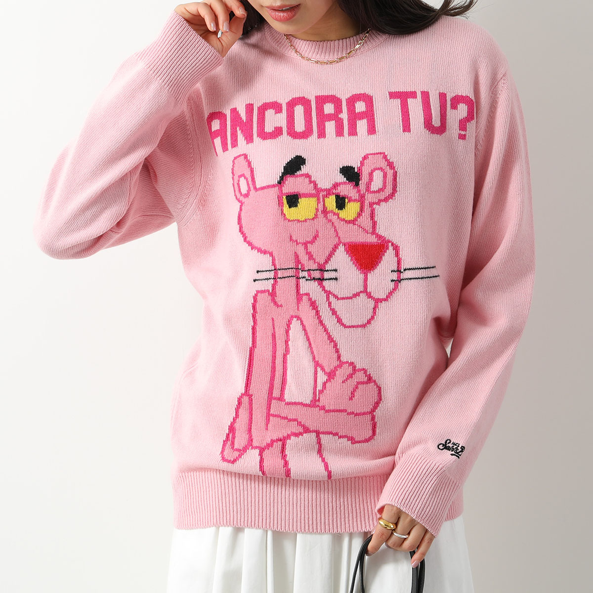 定価5.2万 新品 OUAT  KNIT 0 ユニセックス ピンク 楽天市場】フェンディ 子供服 ニット セーター ピンク ホワイト キッズ