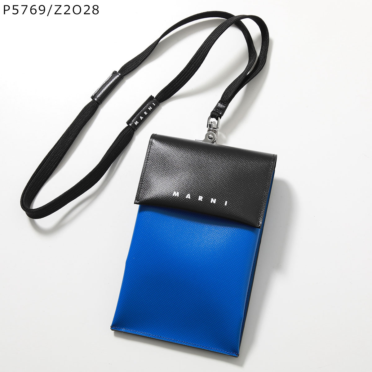 【美品】MARNI マルニ　PVC バイカラー フォンケース ネックポーチ 楽天市場】MARNI マルニ PHONE HOLDER 携帯ケース フォンケース