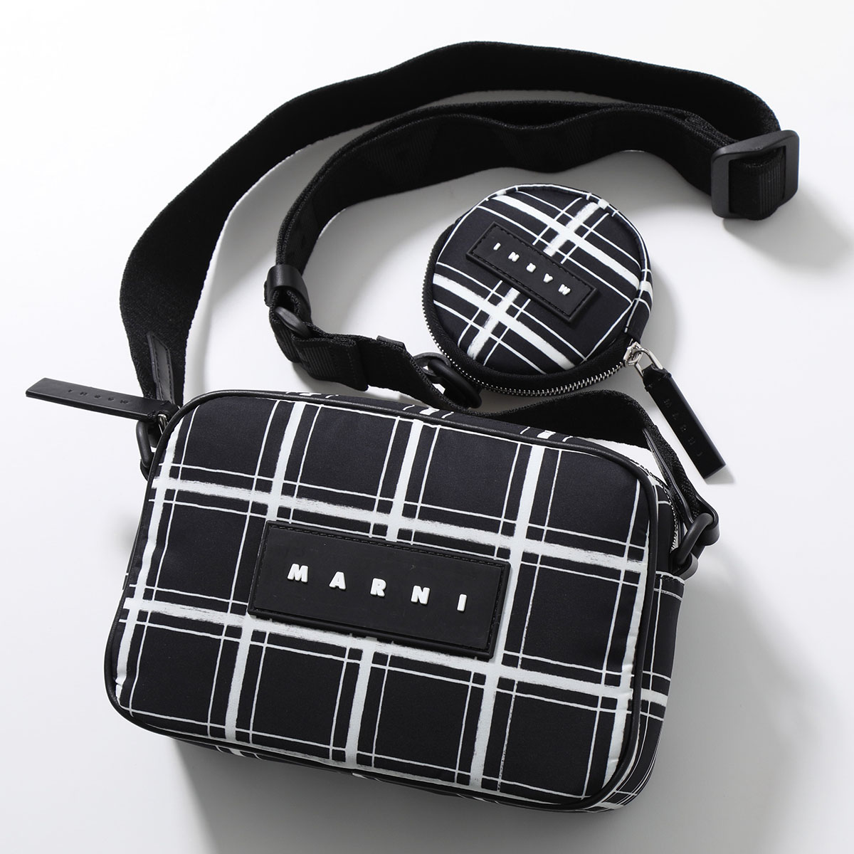 MARNI マルニ ショルダーバッグ SBMQ0084U0 P6262 メンズ チェック柄