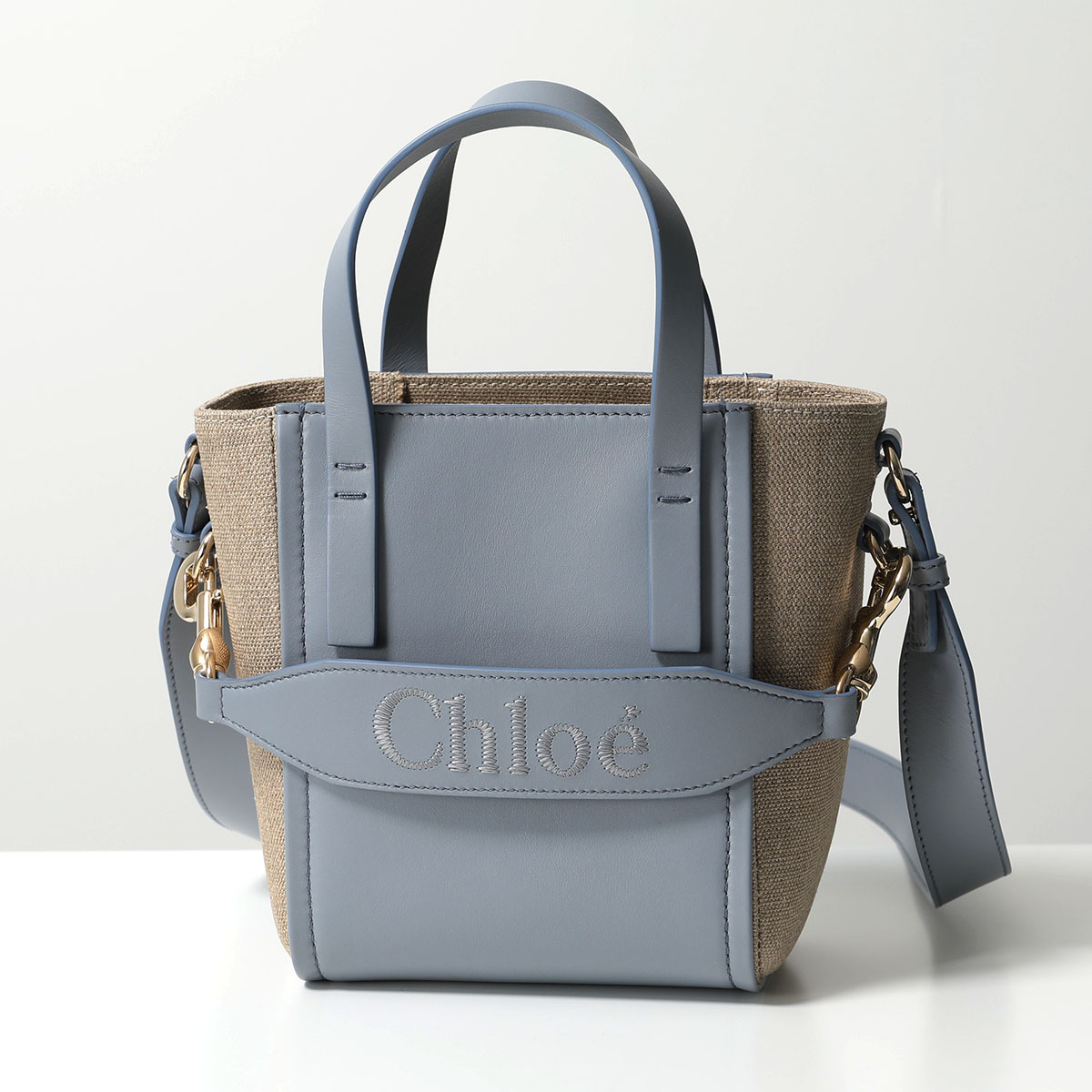 Chloe クロエ ショルダーバッグ SENSE センス CHC23AS425L16 レディース スモール ハンドバッグ クロスボディ ロゴ刺繍 鞄  カラー2色