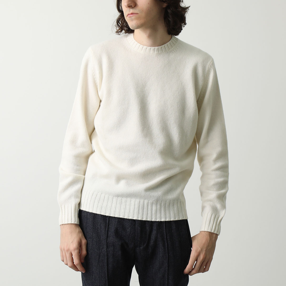 Filippo De Laurentiis グリーン ニットセーター FILIPPO DE LAURENTIIS フィリッポ デ ローレンティス セーター