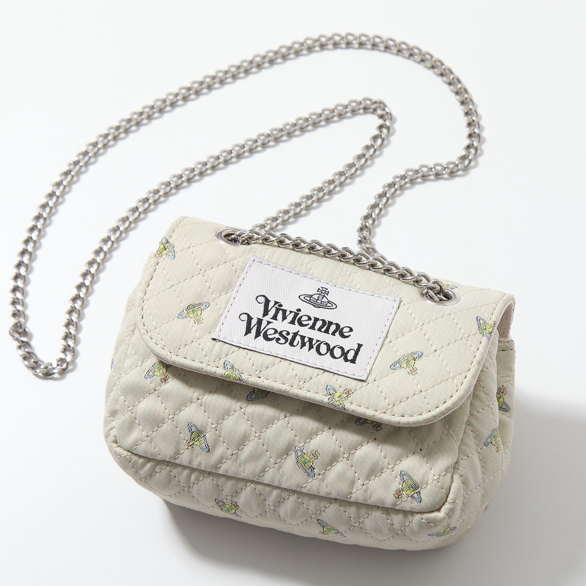 Vivienne Westwood ヴィヴィアンウエストウッド ショルダーバッグ 52020005U W00N6 レディース オーブ クロスボディ 鞄  O105/BEIGE-MULTI