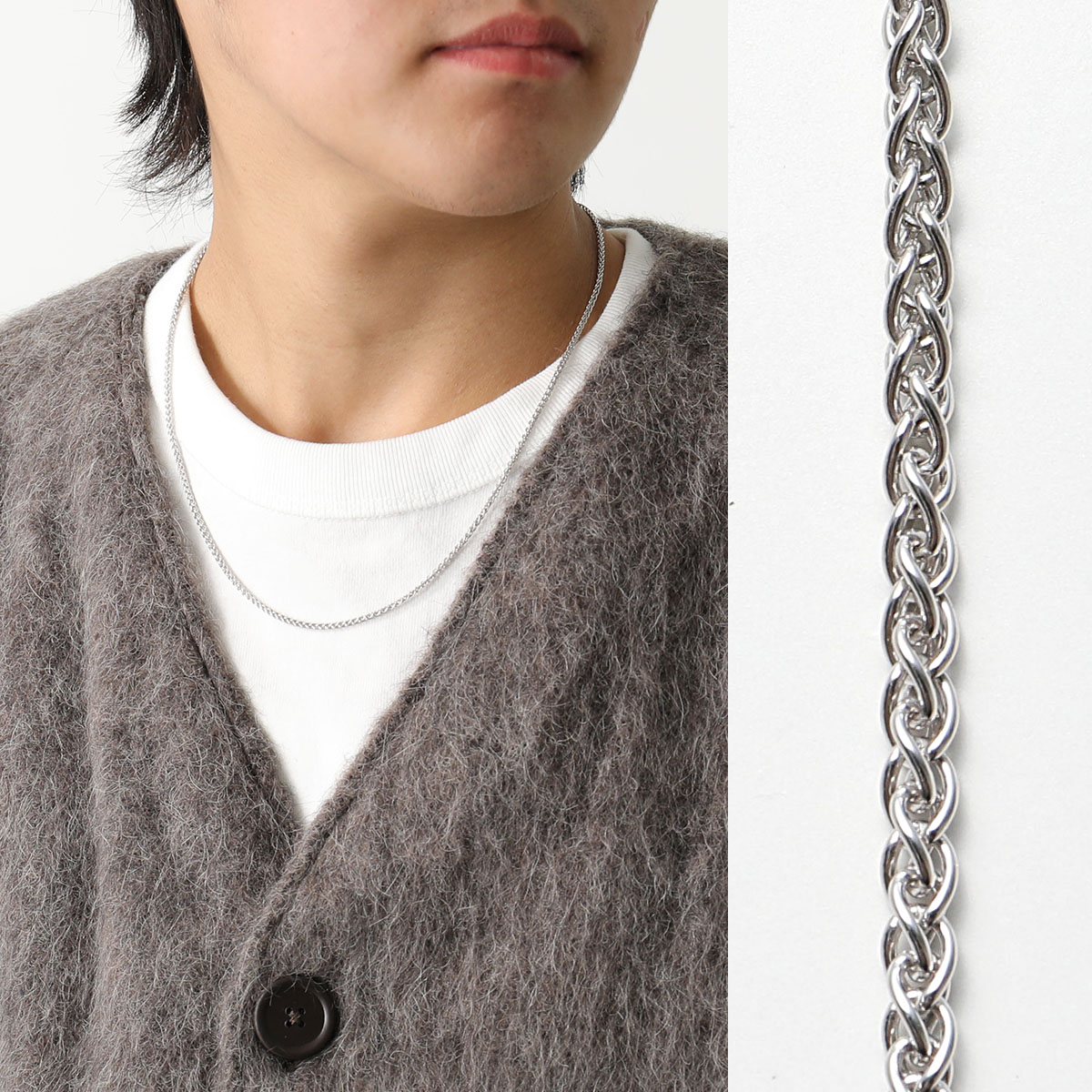 TOMWOOD トムウッド ネックレス Spike Chain 20.5inch スパイク 