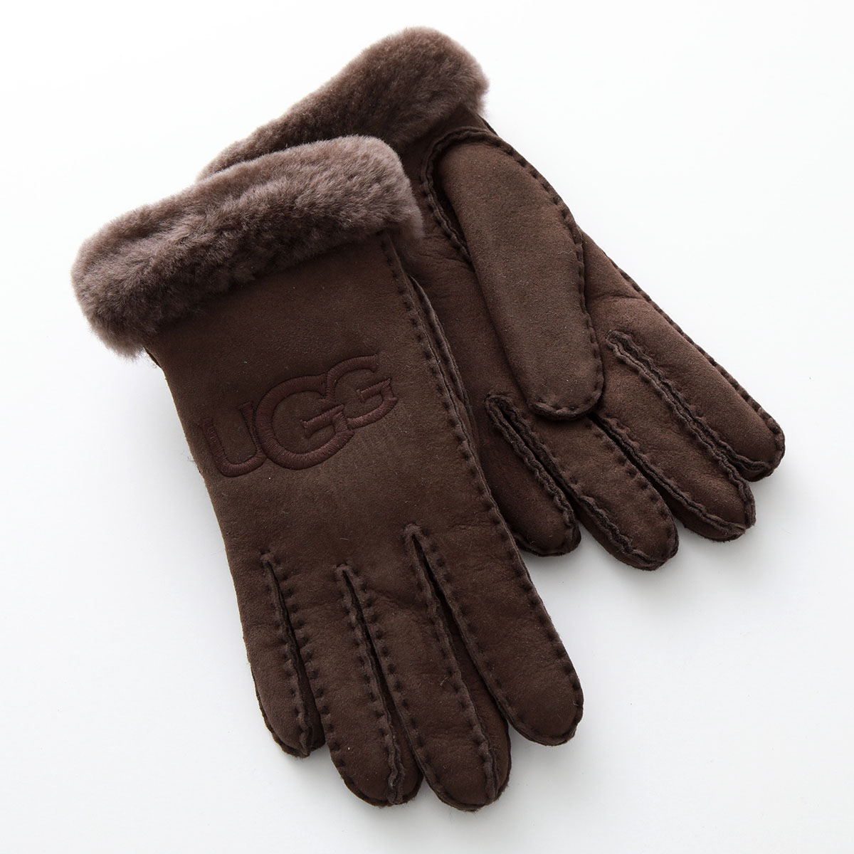 UGG アグ グローブ W SHEEPSKIN EMBROIDER GLOVE シープスキン エンボ