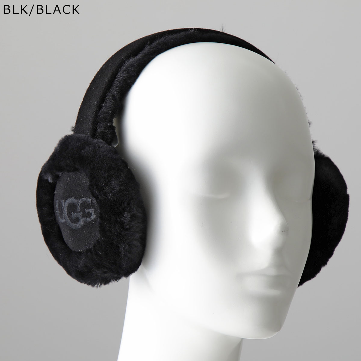 UGG アグ イヤーマフ W EMBROIDERED LOGO EARMUFF 20955 レディース エンブロイダリー ロゴ 耳あて イヤマフ  シープスキン シアリング カラー4色