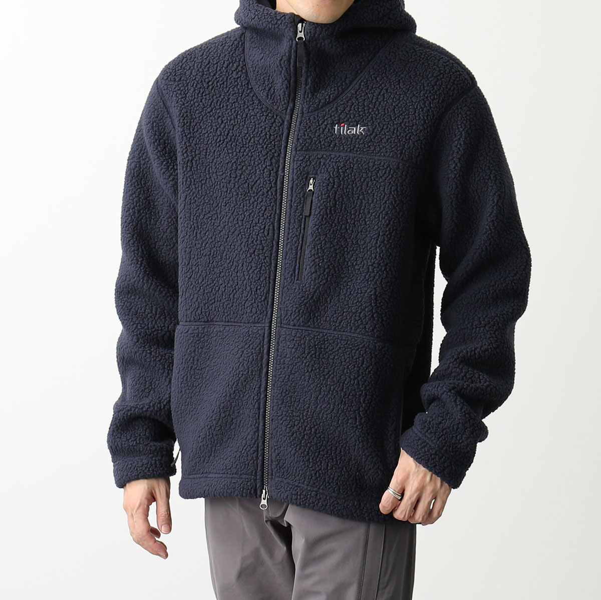 【激レア！】NUKE ヌーク 00年代 NUKEのフーディー メンズMサイズ tilak（ティラック） パーカー Nuuk ヌーク メンズ ボア ムートン