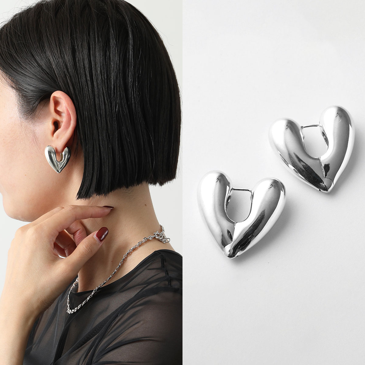 ANNIKA INEZ アニカイネズ ピアス Heart Hoops Lrg E926-LRG 