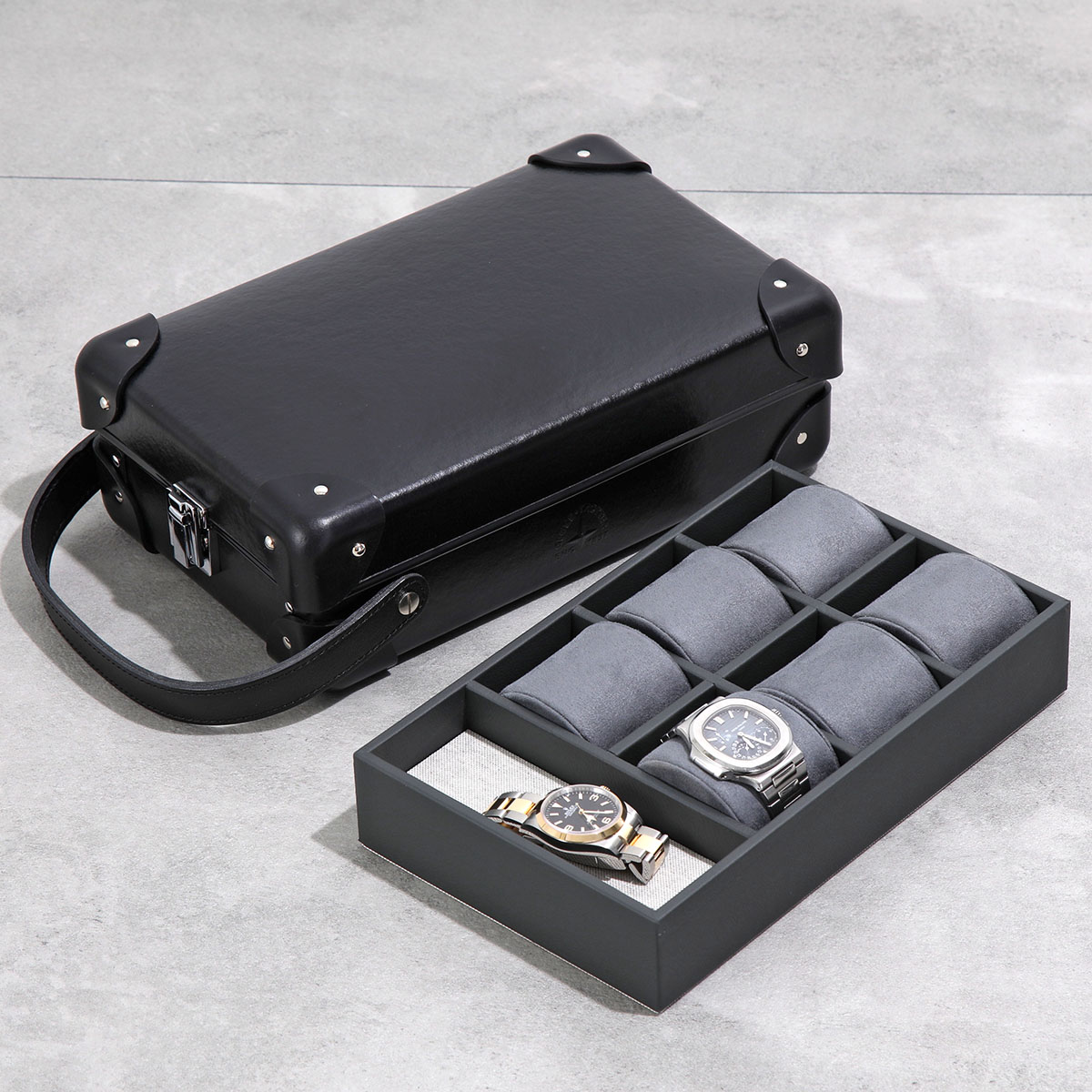 値引金額受付Globe Trotterグローブトロッターウォッチケース10年保証 GLOBE-TROTTER（グローブトロッター） GLOBE TROTTER ウォッチケース