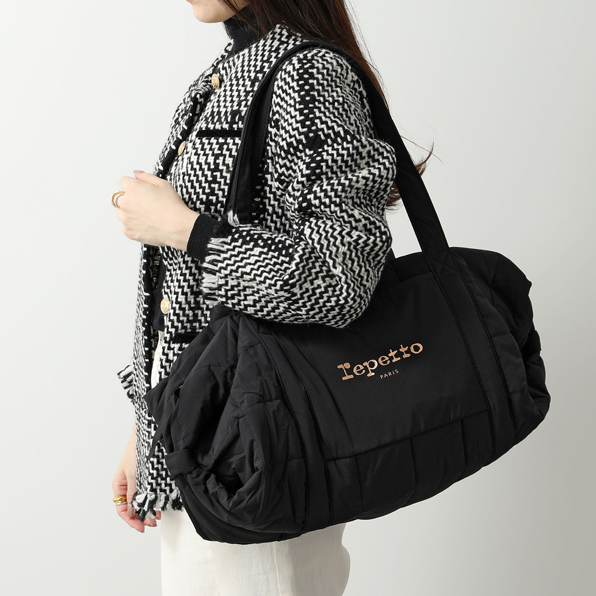 repetto（レペット） トートバッグ BIG GLIDE ビッグ グリッド B0233N