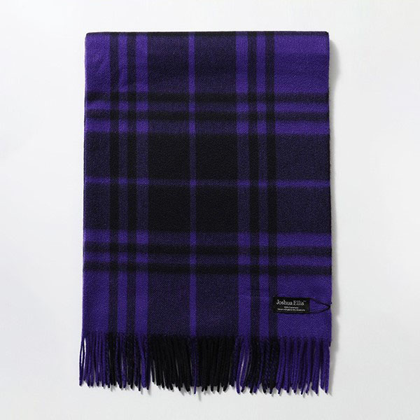 【カラー限定特価】Joshua Ellis ジョシュアエリス マフラー レディース Ripple Cashmere Scarf カシミヤ 大判 ストール チェック CPG カラー7色｜s-musee｜02