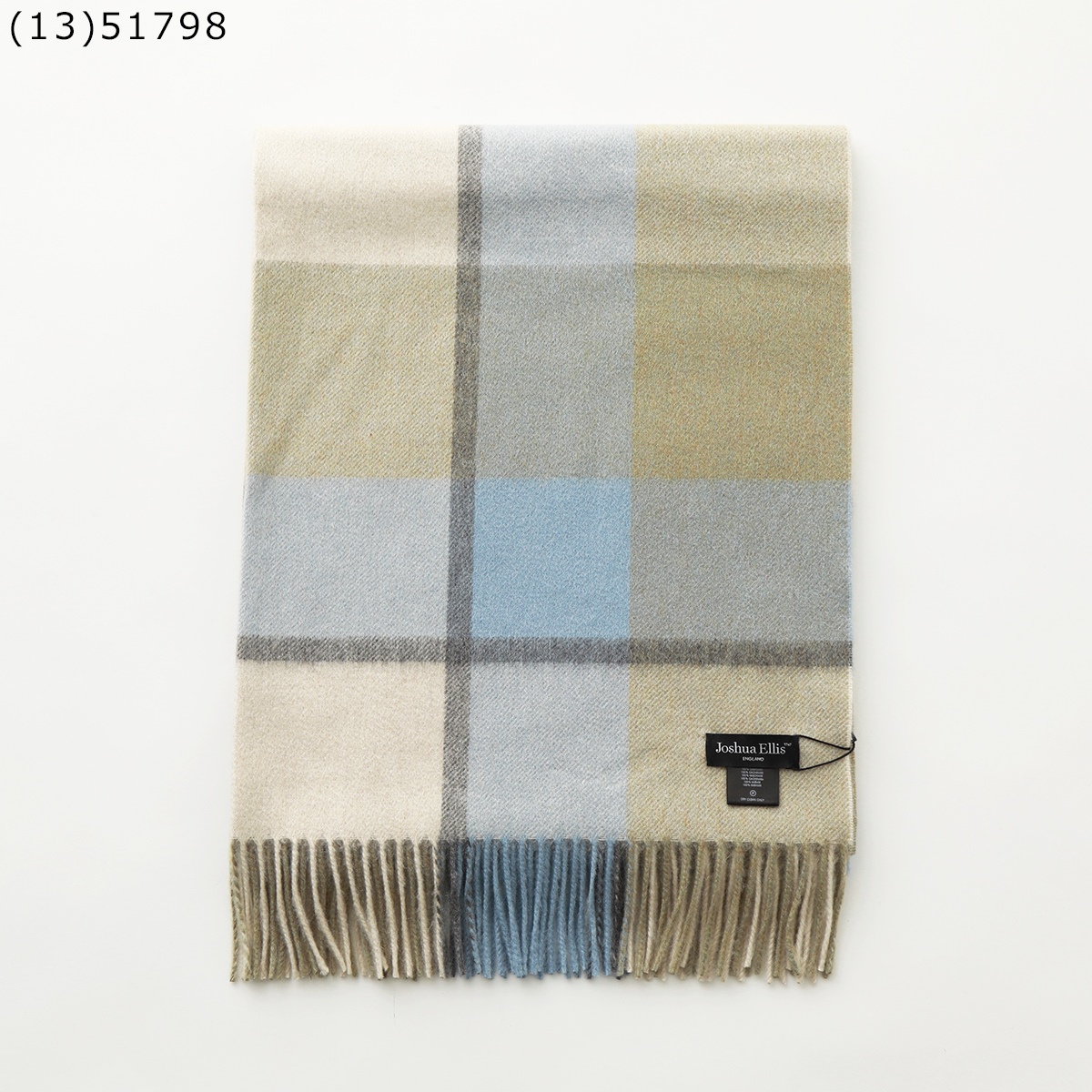 【カラー限定特価】Joshua Ellis ジョシュアエリス マフラー レディース Ripple Cashmere Scarf カシミヤ 大判 ストール チェック CPG カラー7色｜s-musee｜05