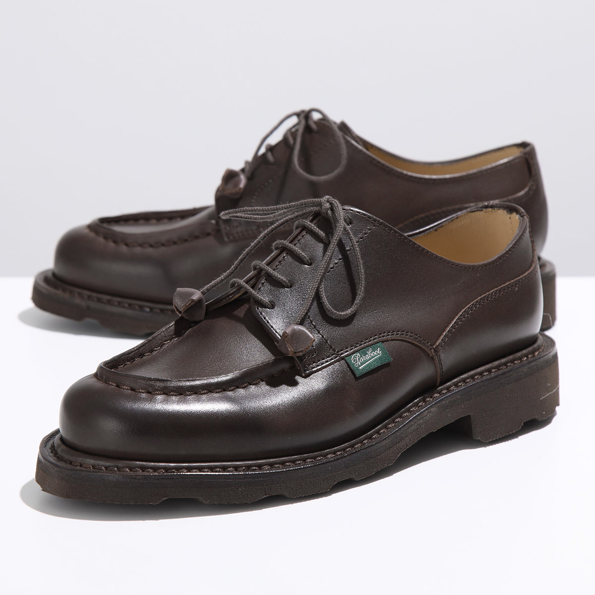 Paraboot（パラブーツ） レザーシューズ 743736 CHAMBORD シャンボード レディース Uチップ レースアップ ノルヴェイジャン製法  革靴 CAFE : インポートセレクトmusee - 通販 - Yahoo!ショッピング