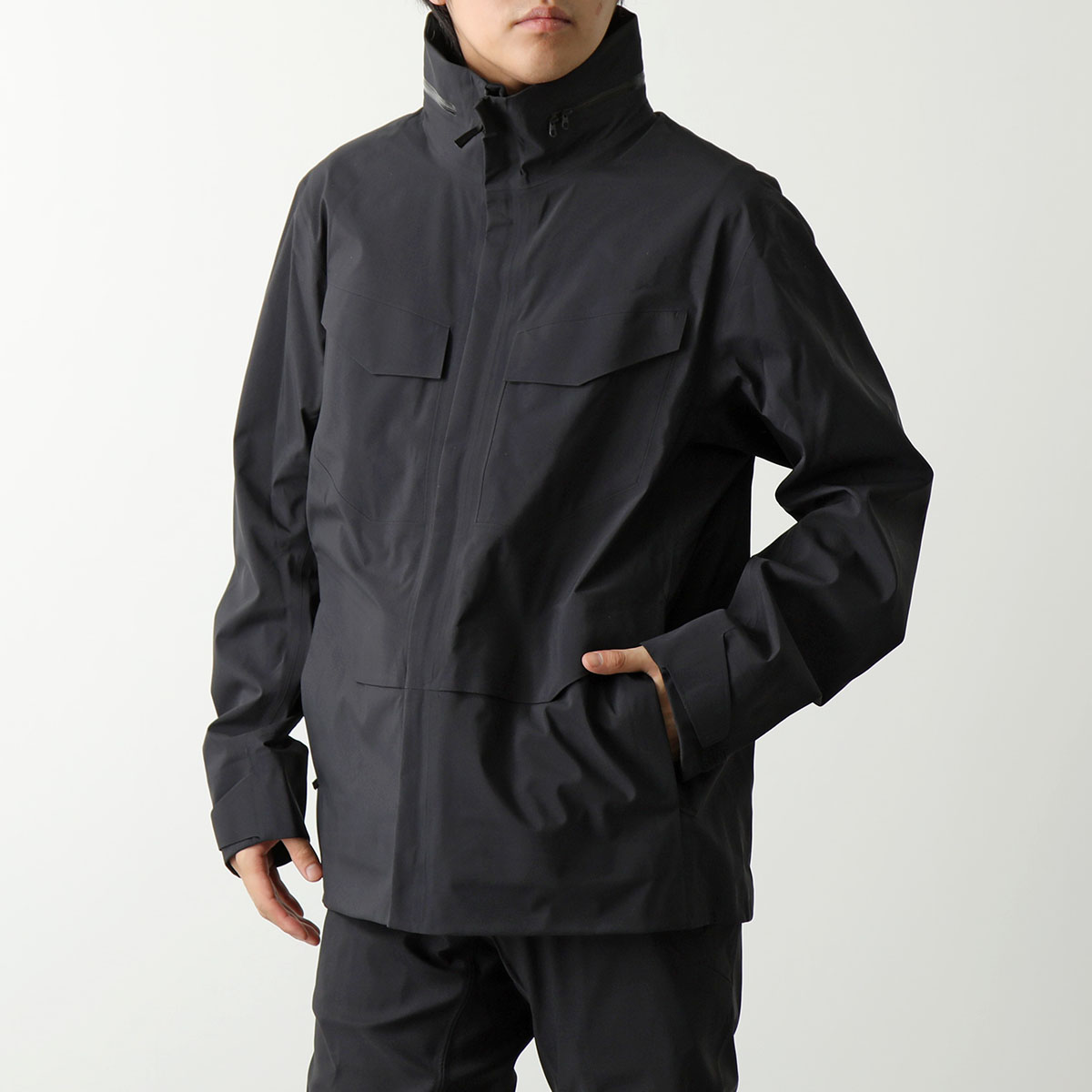 ARCTERYX Veillance アークテリクス ヴェイランス フィールドジャケット Field Jacket M X000007090 メンズ  ブルゾン 収納フード ゴアテックス Black