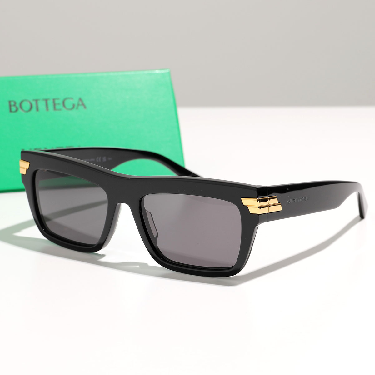 BOTTEGA VENETA ボッテガヴェネタ サングラス BV1058S レディース スクエア型 メガネ 眼鏡 ロゴ アイウェア カラー2色