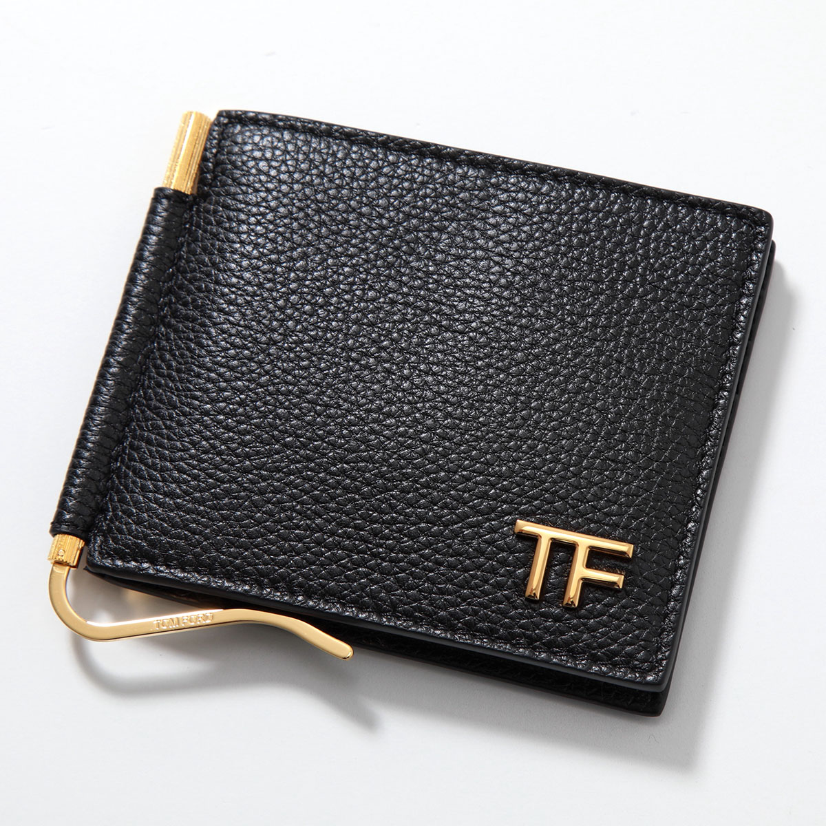 TOM FORD トムフォード 二つ折り財布 YT231 LCL158G メンズ レザー TFロゴ ...