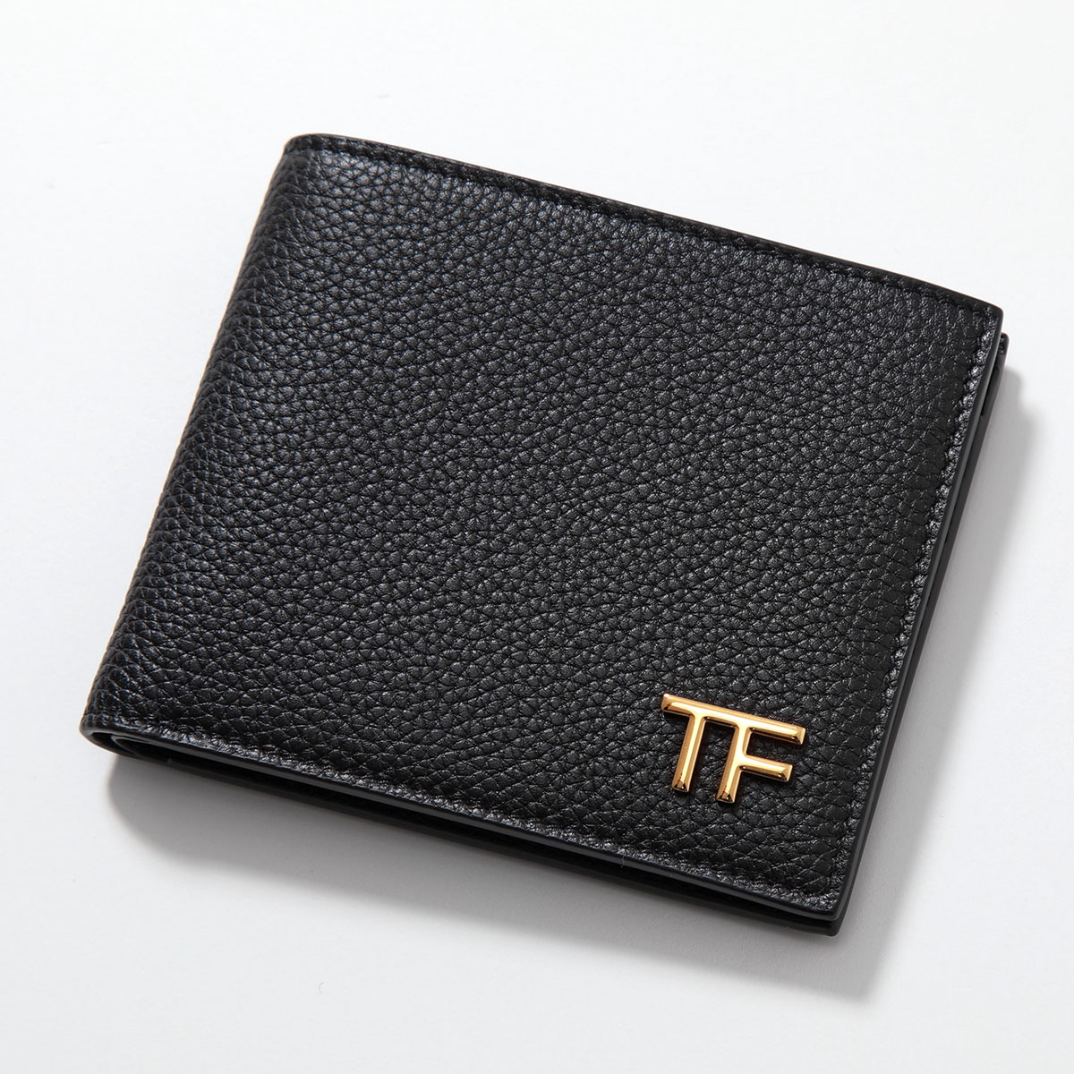 TOM FORD 二つ折り財布 YT228 LCL158G メンズ レザー ミニ財布 小銭入れなし ...