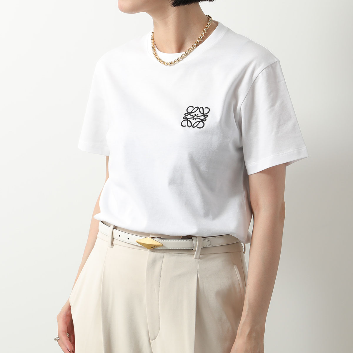 LOEWE ロエベ Tシャツ H526Y22X75 レディース クルーネック カットソー