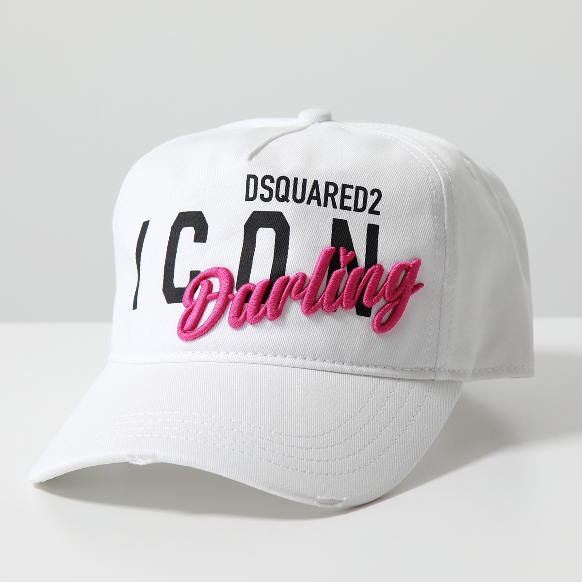 DSQUARED2 ディースクエアード ベースボールキャップ ICON DARLING BASEBALL CAP BCW0791 05C00001  レディース ロゴ 刺繍 帽子 カラー2色