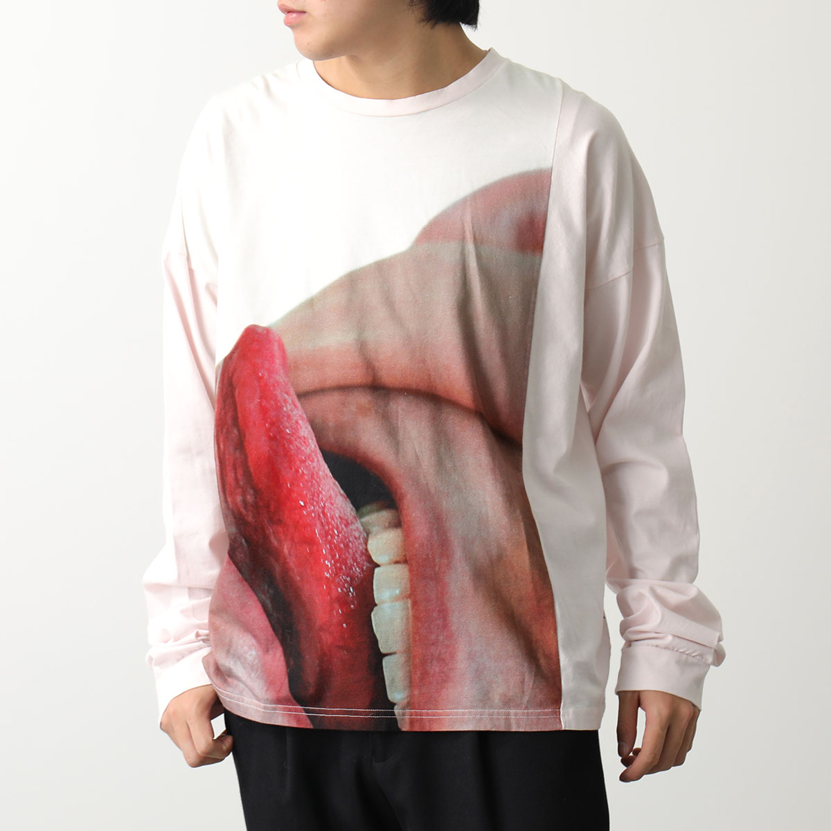 MARNI マルニ Tシャツ HUMU0060P0 S22763 メンズ 長袖 カットソー クルーネ...