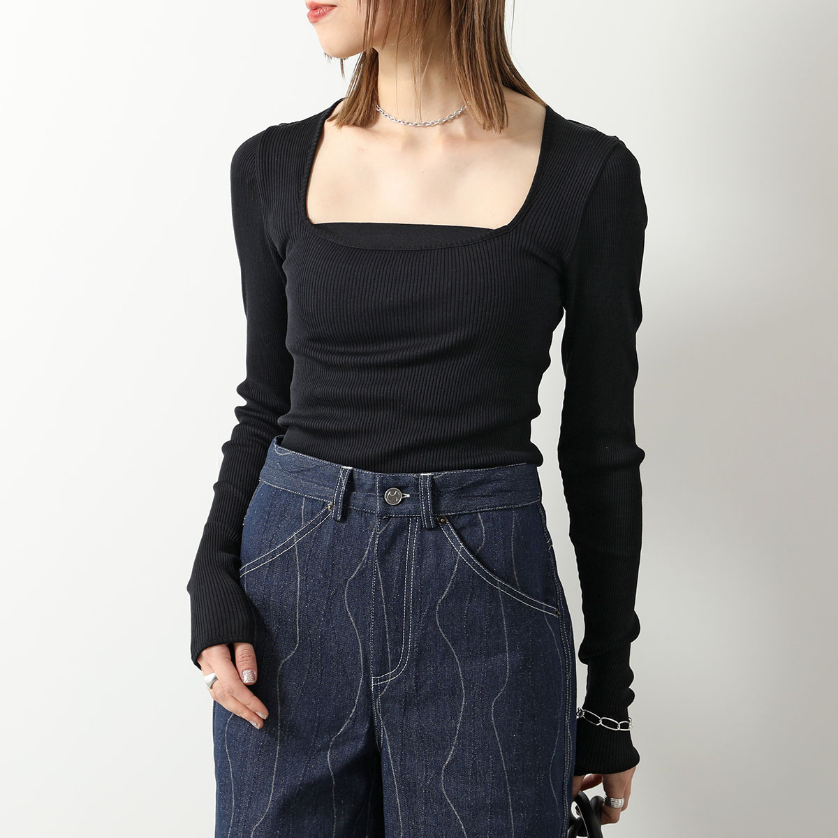 OperaSPORT オペラスポーツ ニットトップス ROSE SEAMLESS TOP N2
