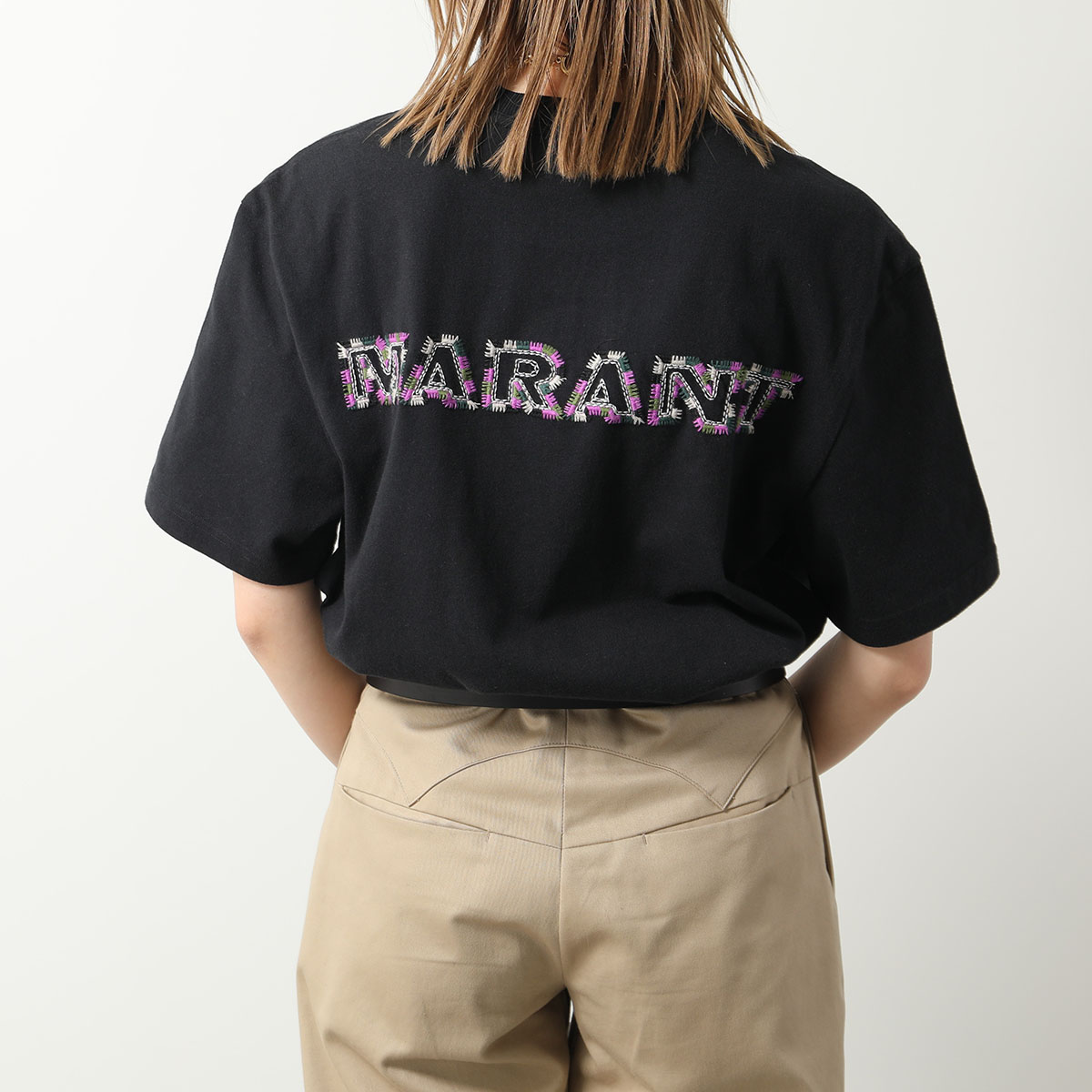 ISABEL MARANT Tシャツ HUGO TS0149HB B1N02H レディース ロゴT ...