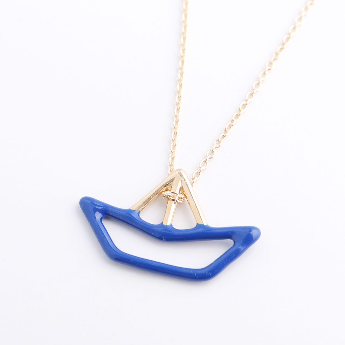 ALIITA アリータ ネックレス BARQUITO ENAMEL NECKLACE ROLO レディース 船 ヨット ペンダント アクセサリー D4000/ELECTRIC-BLUE｜s-musee｜02