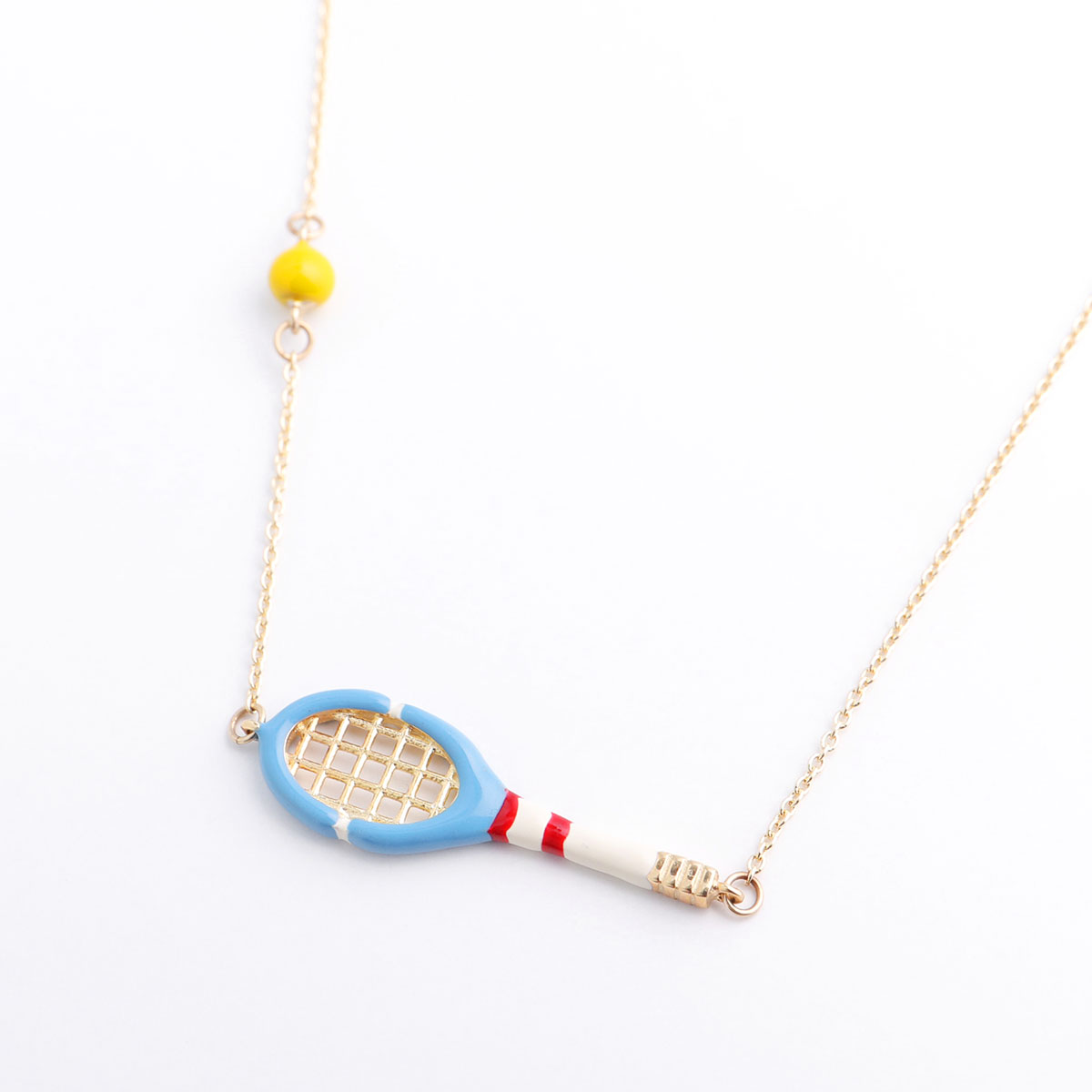 ALIITA アリータ ネックレス TENNIS PELOTA ENAMEL NECKLACE