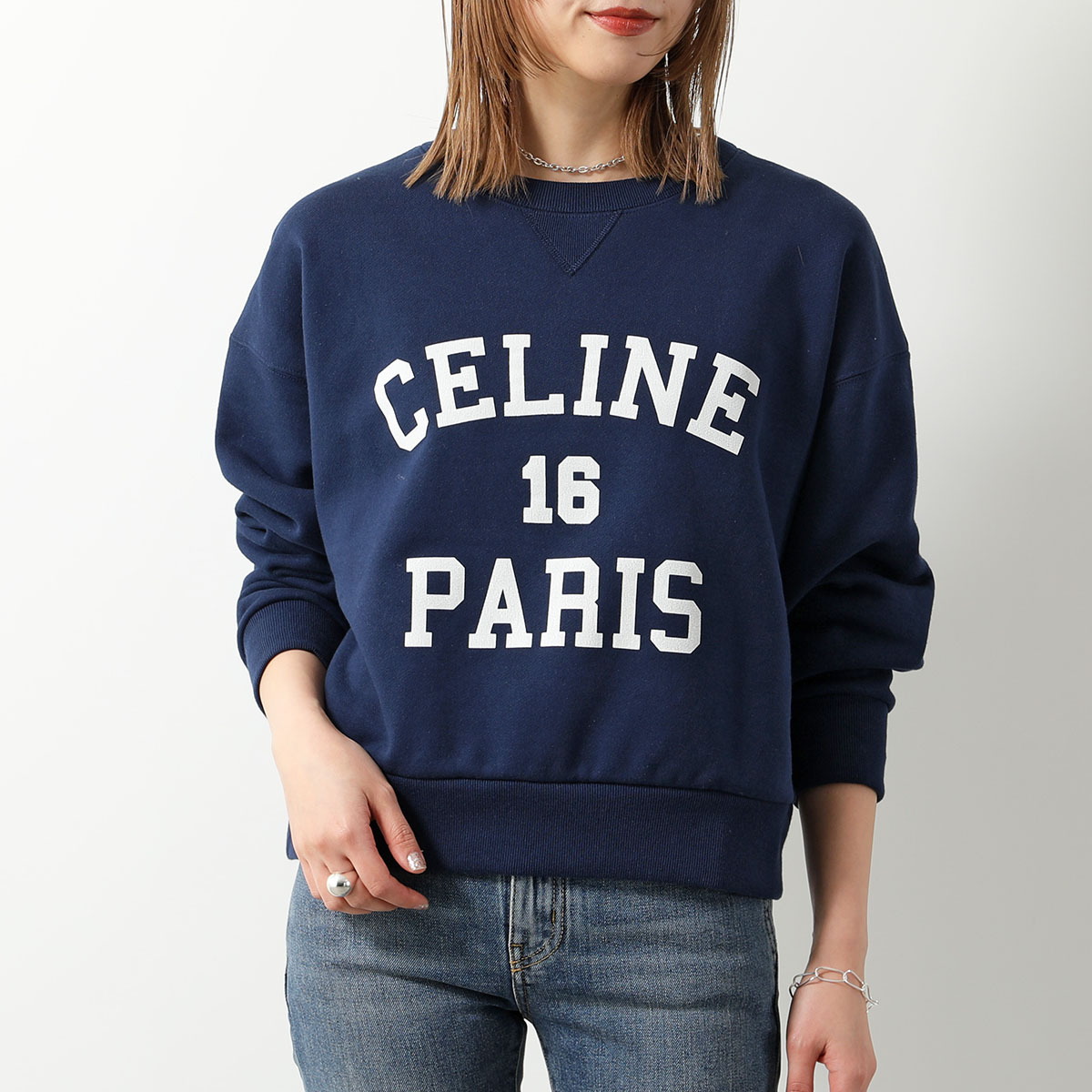 CELINE セリーヌ トレーナー 2Y09E649W.07OW レディース スウェット