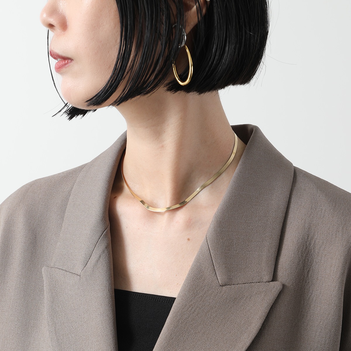 Saskia Diez サスキアディッツ ネックレス FLUID NECKLACE SHORT フルイド ショート レディース フラットチェーン  アクセサリー GOLD : 360113255 : インポートセレクトmusee - 通販 - Yahoo!ショッピング