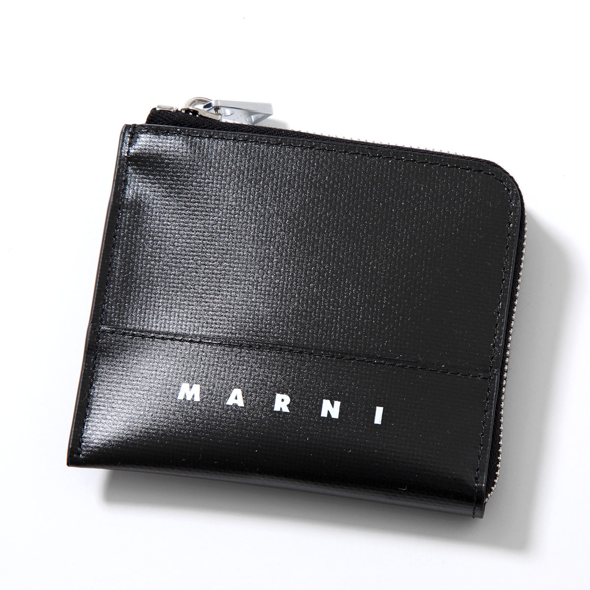 MARNI マルニ コインケース PFMI0075A0 P5769 メンズ ミニ財布 カードケース L字ファスナー アラウンド ジップ ロゴ カラー2色