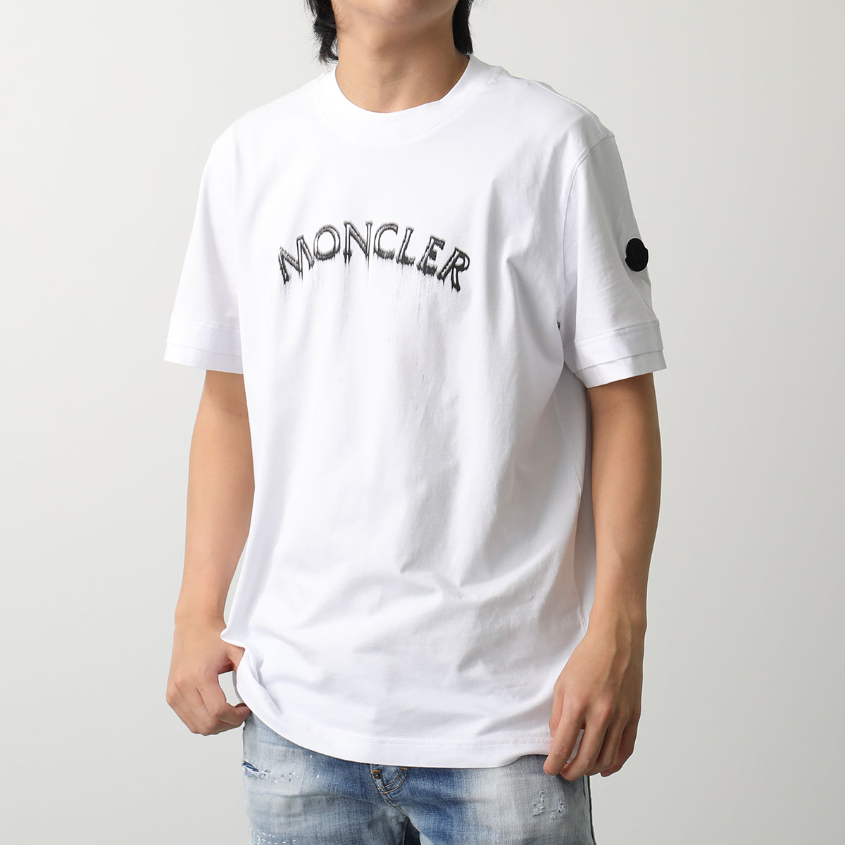 限定品得価【新品未使用】MONCLER モンクレール　ロゴTシャツ　半袖 トップス