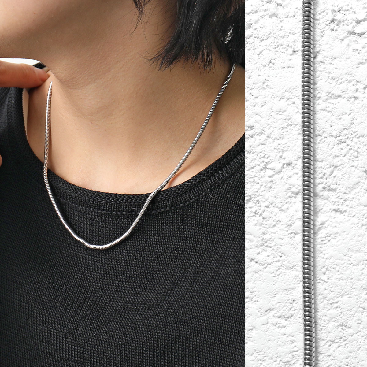 TOM WOOD TOMWOOD トムウッド ネックレス Snake Chain 20.5inch