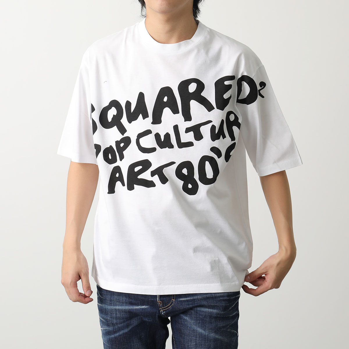 DSQUARED2 ディースクエアード Tシャツ POP 80&apos;S LOOSE FIT T S74G...