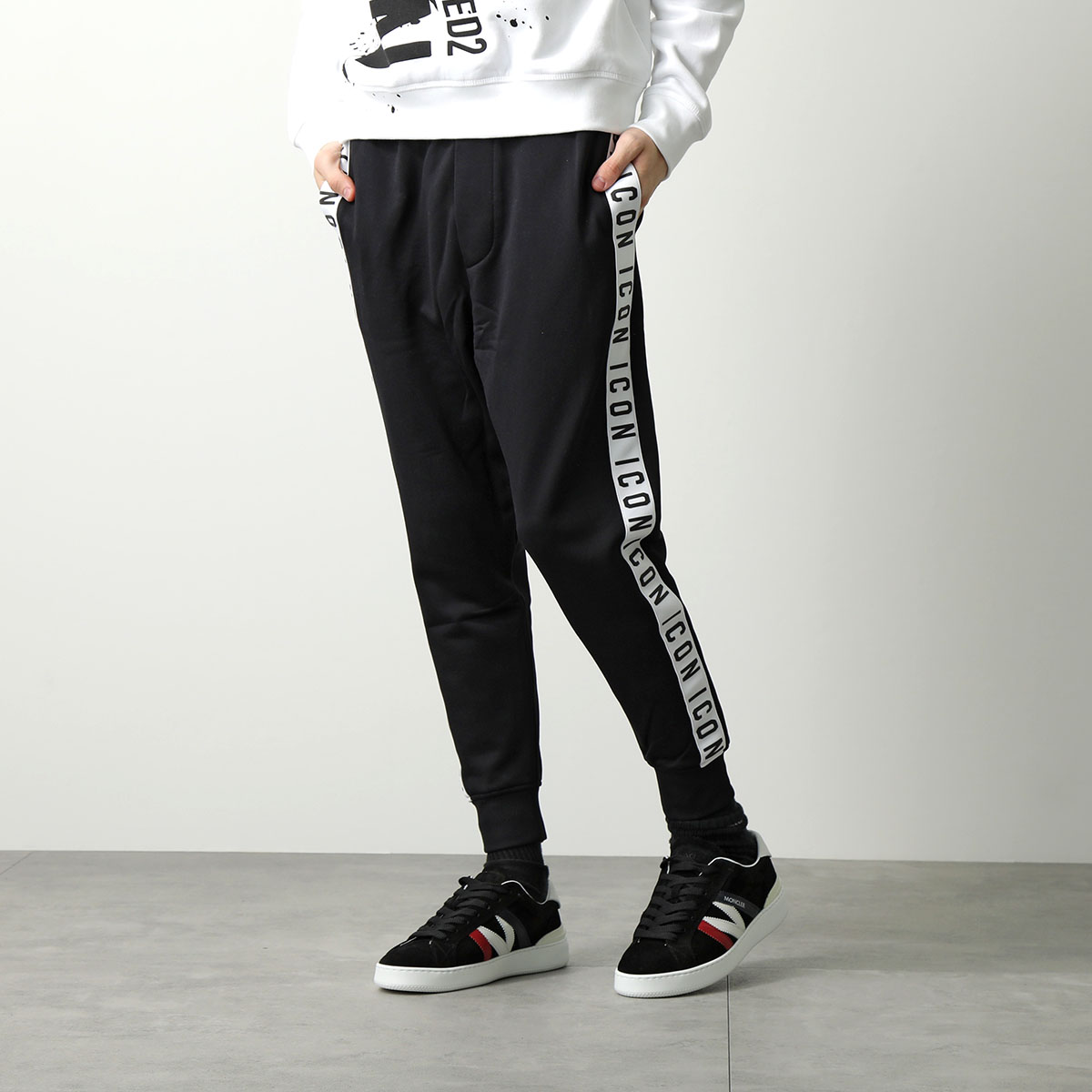 DSQUARED2 ディースクエアード スウェットパンツ ICON RELAXED DAN PANT...