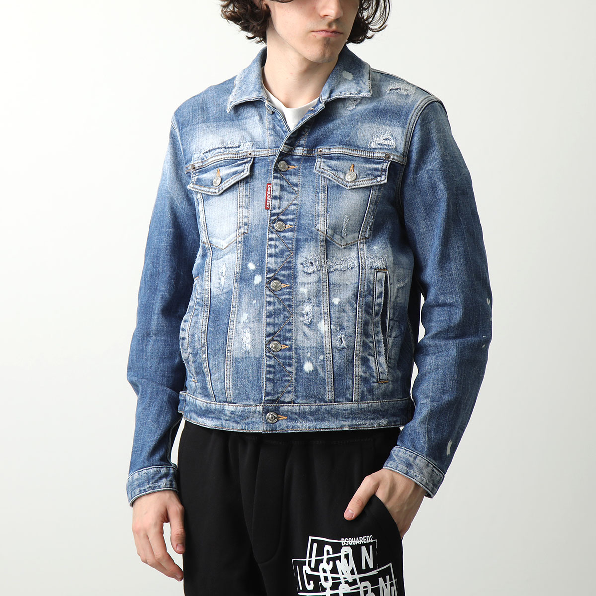 DSQUARED2 ディースクエアード デニムジャケット DAN JEAN JACKET 