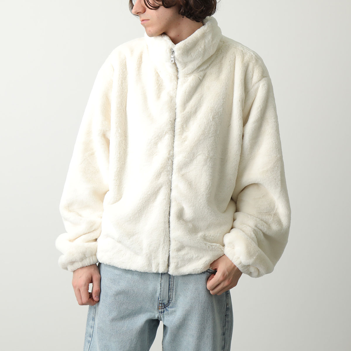 ASKYURSELF アスクユアセルフ ジャケット BANNED MINK FLEECE JACKET メンズ フェイクファー 長袖 ブルゾン  スタンドカラー カラー2色 : 360118601 : インポートセレクトmusee - 通販 - Yahoo!ショッピング