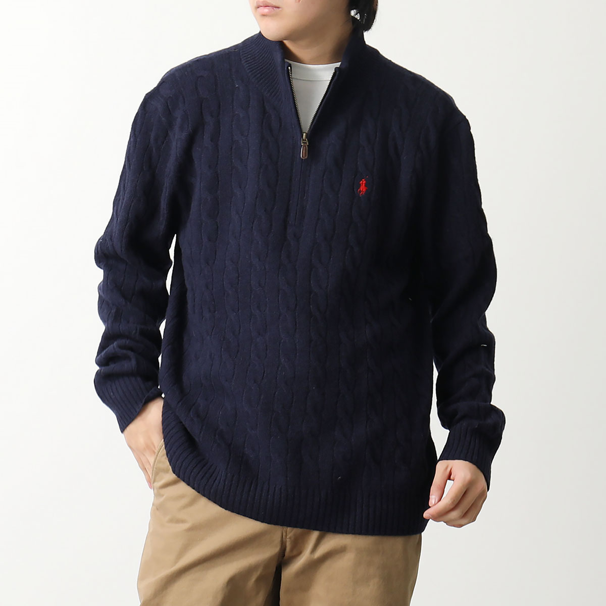 Polo Ralph Lauren セーター 710876766 メンズ ハーフジップ ポニー刺繍 ...