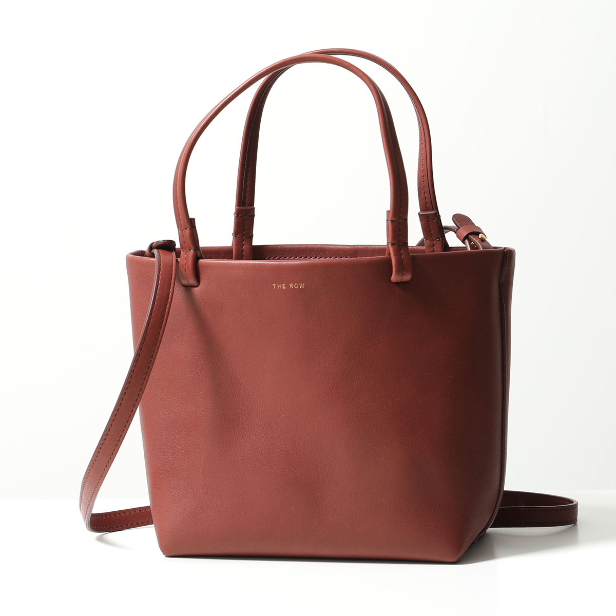 THE ROW ザ・ロウ ハンドバッグ PARK TOTE SMALL パーク トート スモール W1199 L72 レザー ショルダーバッグ  ミニトート 鞄 COGNAC